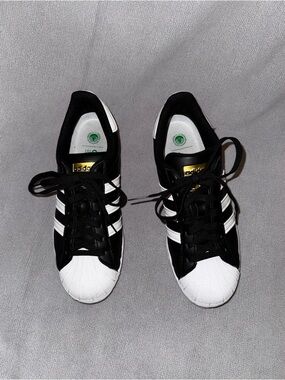 adidas Black and White Superstar II’s